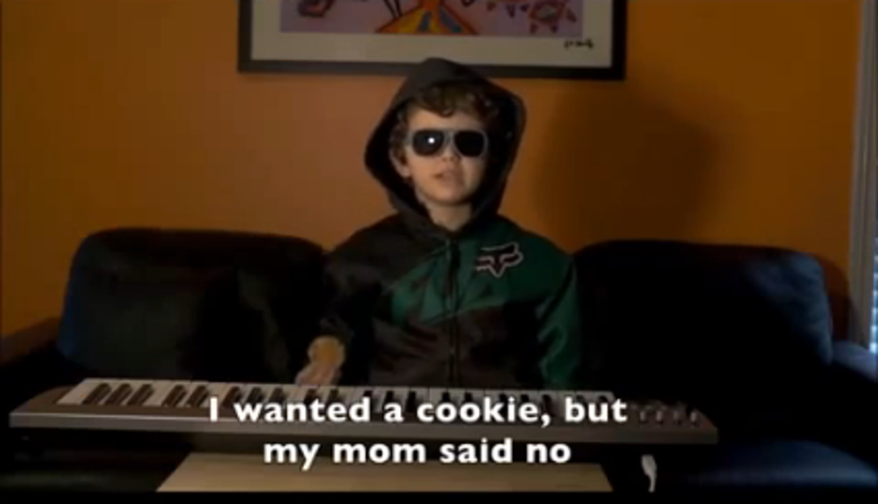 Little Boy Makes A Rap Song About Cookies And Drake In 30 Seconds