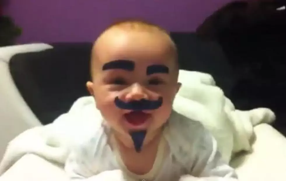 Dad Gives Baby Hilarious Makeover