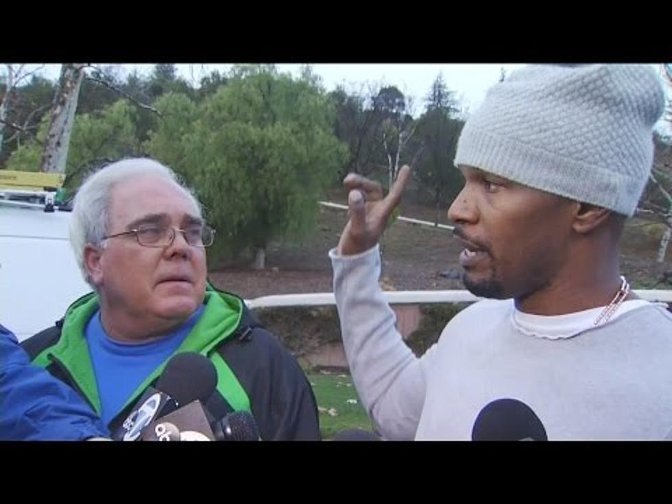 Jamie Foxx Saved a Man’s Life After His Truck Burst into Flames Outside His House