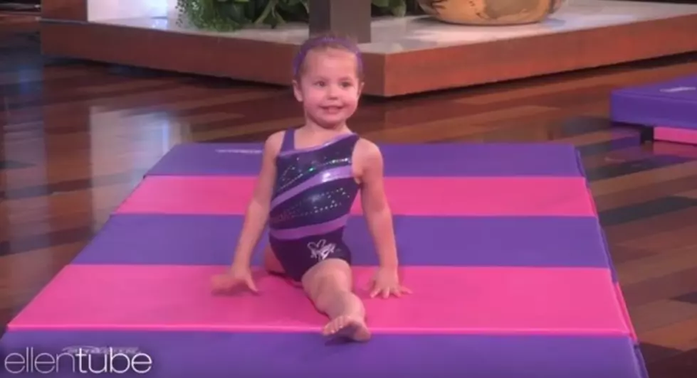 Adorable 3-Year-Old El Paso Gymnast Wows the Ellen Show