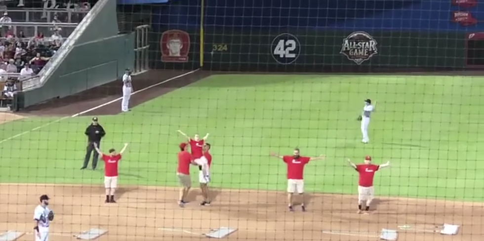 Check Out Chick-fil-A Cow Plow Dancers At The Ballpark [VIDEO]