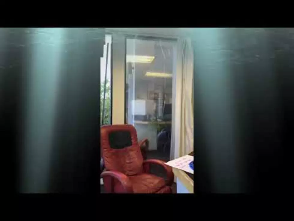 Watch Tricia Walk Through The KISS Studio Window [VIDEO]