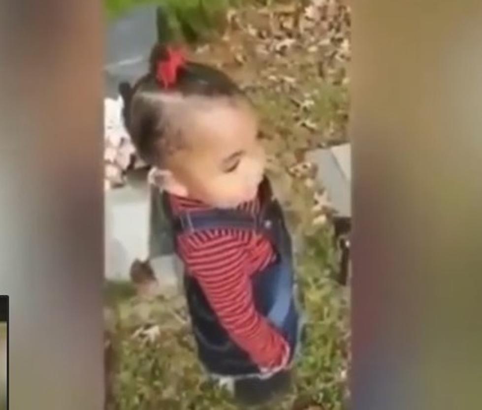 Does This Little Girl Kiss A Ghost? [VIDEO]