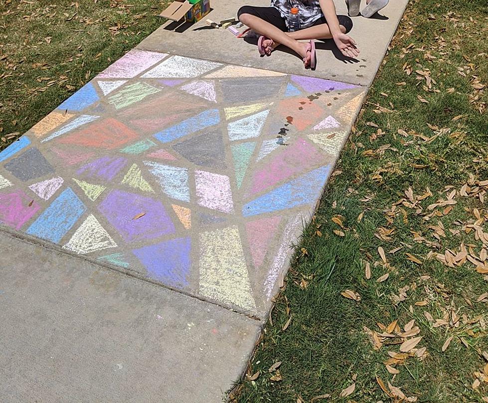 KISS FM Listeners Show Off Their Kid's Sidewalk Chalk Drawings
