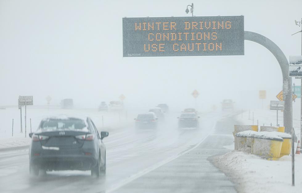 Driver Is Seen Speeding Thru A Winter Wonderland In El Paso