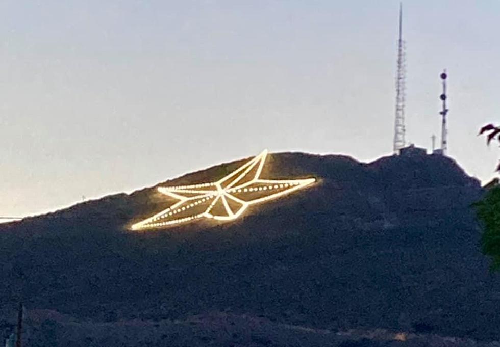 El Paso&#8217;s Iconic Star Lights Up Just In Time For Easter