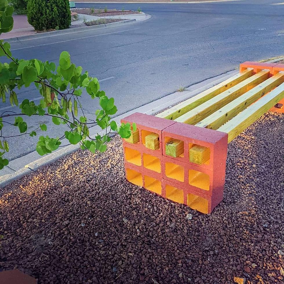 El Paso Mom Builds The Coolest Benches For Kids To Sit On While Waiting For Their Bus
