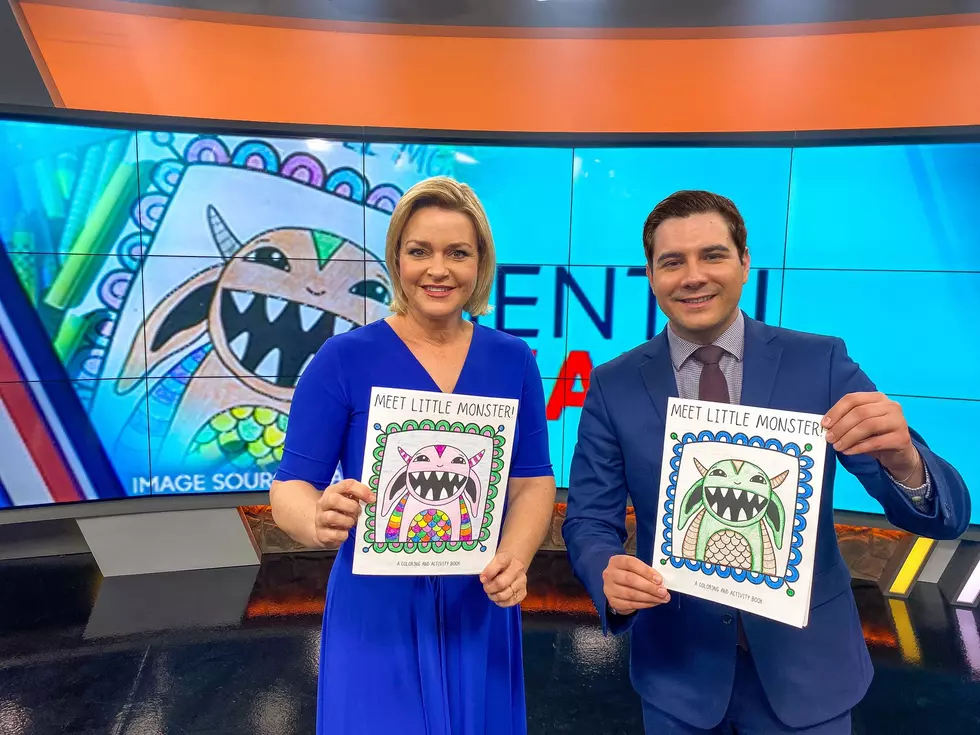 KVIA Anchors Show Off Coloring Skills For Mental Health Awareness
