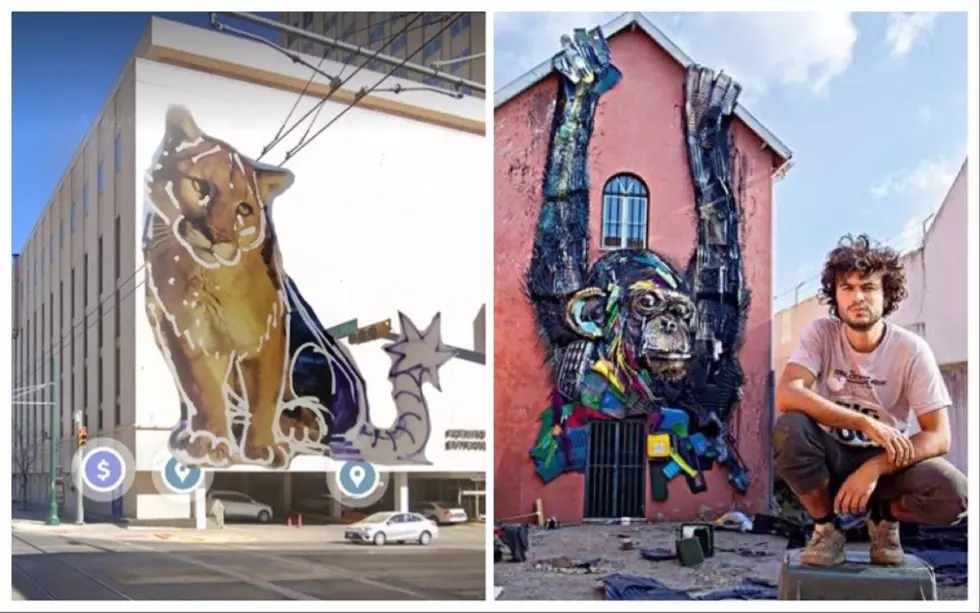 Famed Artist Creating 64 Foot Trash Art Mural In Downtown El Paso