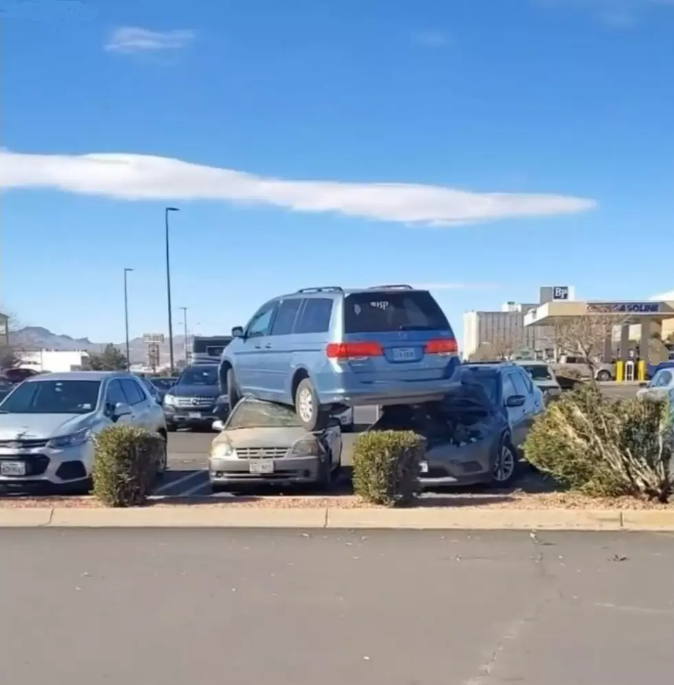 Van Lands on Top of Two Cars in Parking Lot & El Paso Got Jokes