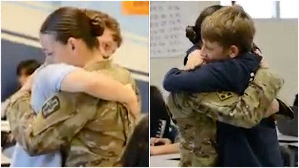 Watch The Heartwarming Moment A Military Mom Surprises Her Sons