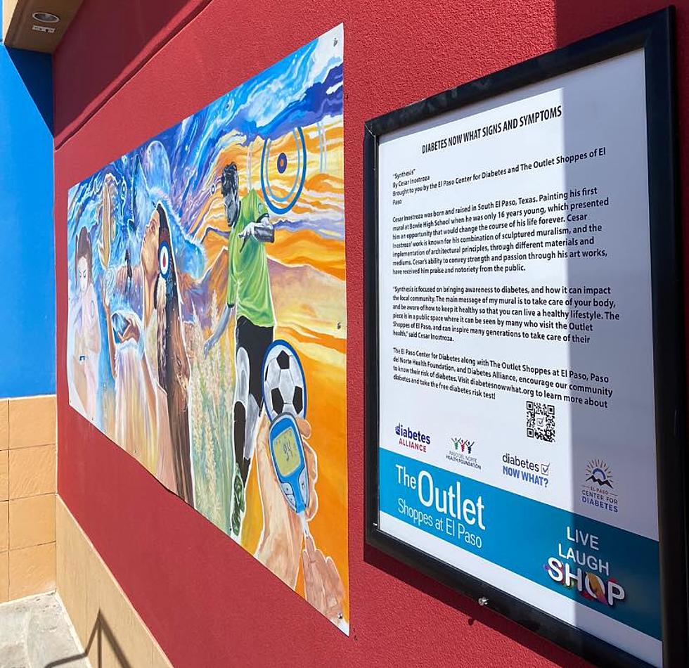 New Mural At Outlet Shoppes At El Paso Hopes To Bring Awareness To Diabetes