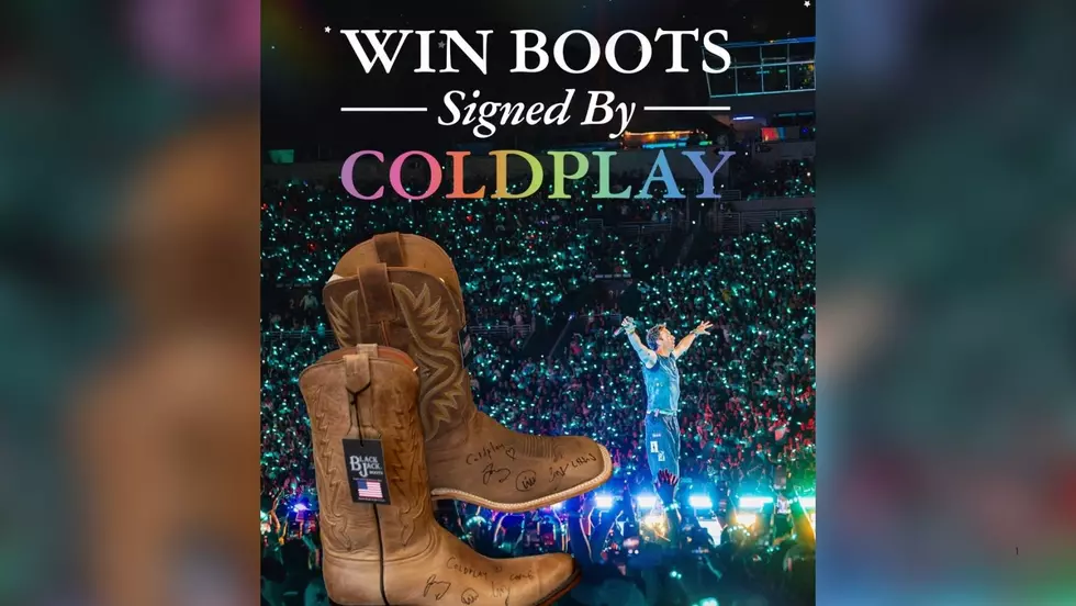 These Cowboy Boots Signed By Coldplay Could Be Yours