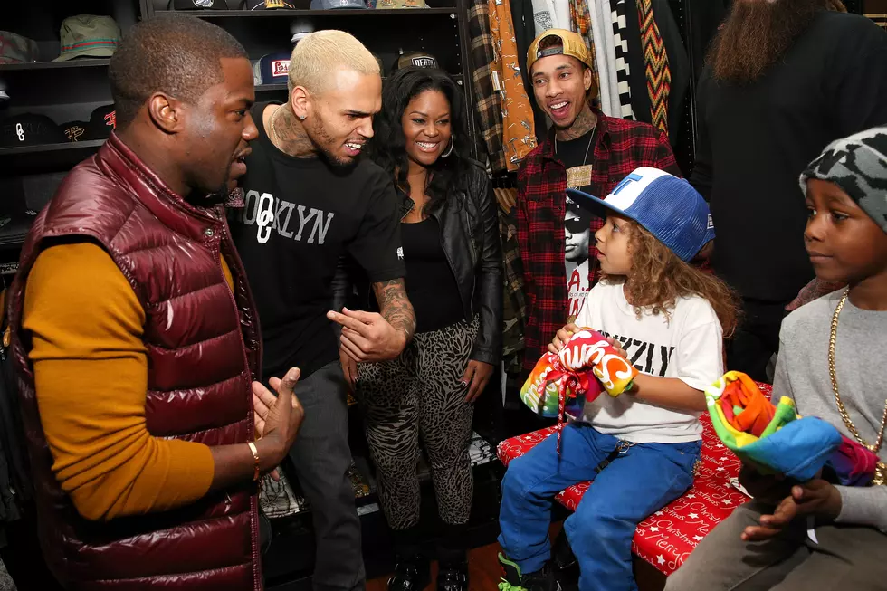 Chris Brown Leaves Rehab to Attend Toy Drive. Too Cute!