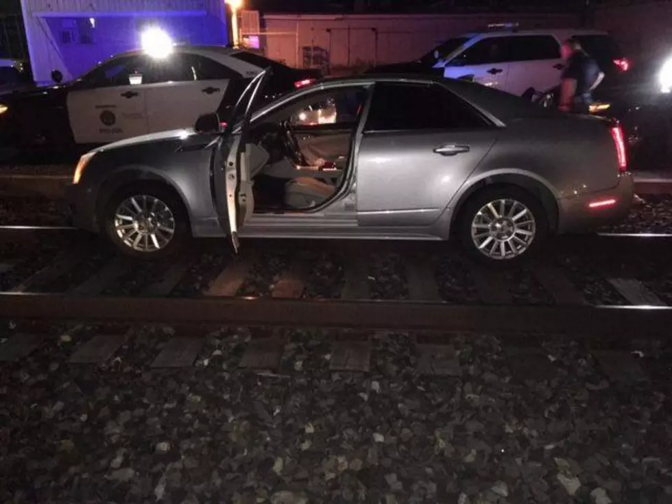 Drunk Guy Gets Cadillac Stuck on Kennewick Railroad Tracks