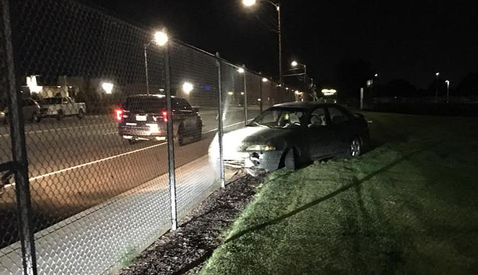 How Did Drowsy Driver End Up on THAT Side of Standing Fence?