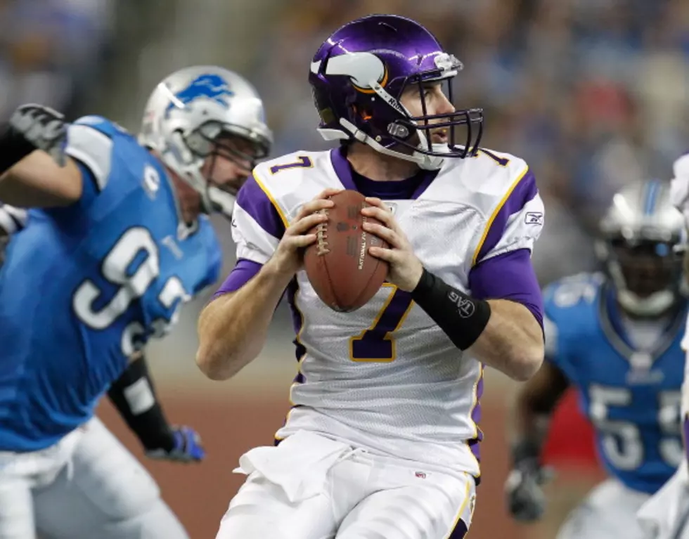 Who Should Be The Quarterback For The Vikings?  [POLL]