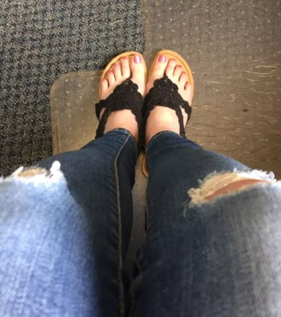 I Wore Flipflops Today Because I’m A True Minnesotan (Or Just Dumb)…
