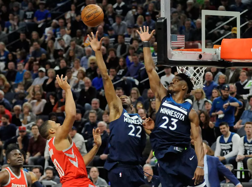 Wolves Top Rockets 121-105 in Game 3