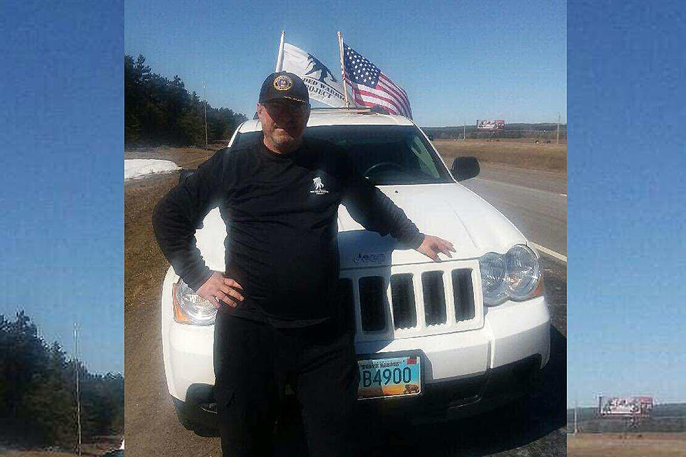 Man Walking from Bemidji to St. Cloud for Wounded Warrior Project