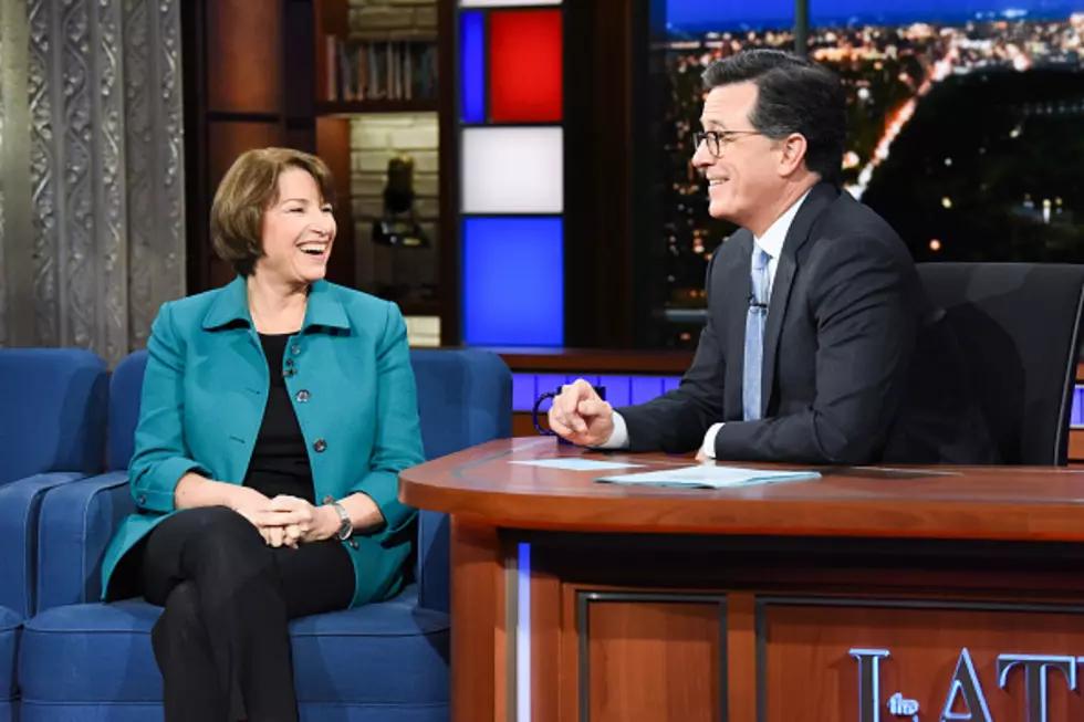 Senator Amy Klobuchar Rocked the Late Show with Colbert [WATCH]