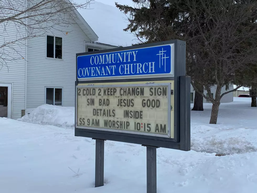 Upsala Church Creates Hilarious Welcome Sign