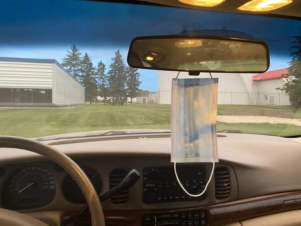 It’s Illegal To Hang a Face Mask From Your Rearview Mirror