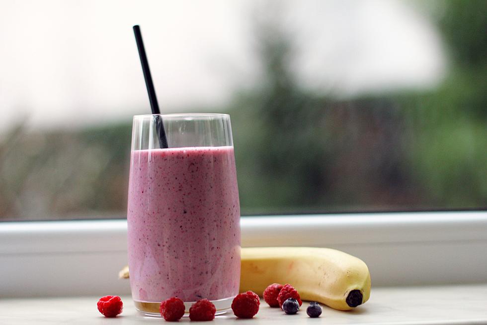 Try This Weekend Refresher: Blueberry Banana Protein Smoothie