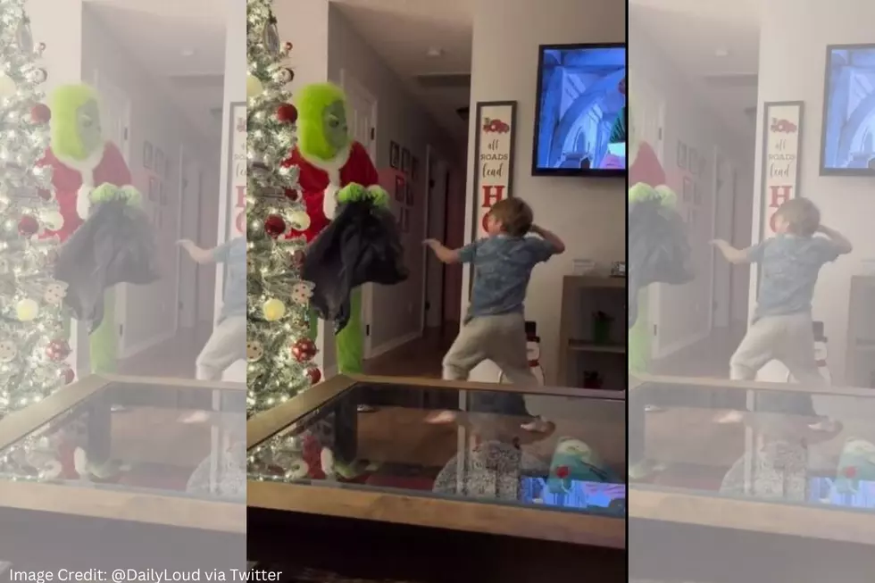 WATCH: This Kid Absolutely Hauls Off Of This Thieving ‘Grinch’