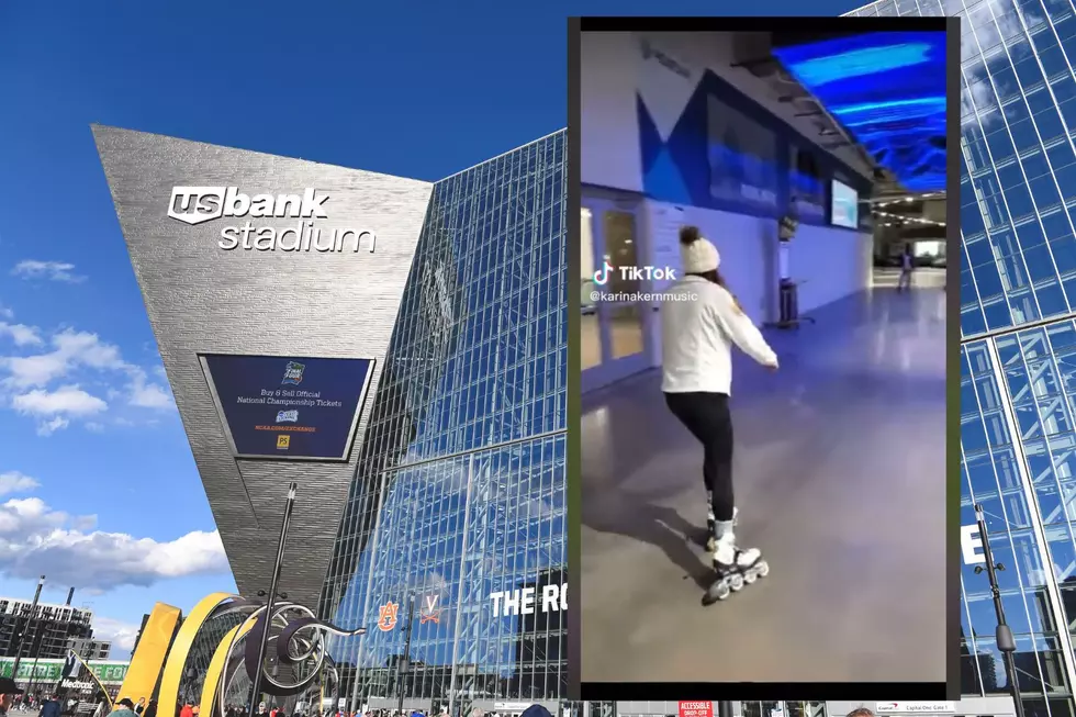 New Life Goal: Rollerblade Through US Bank Stadium [WATCH]