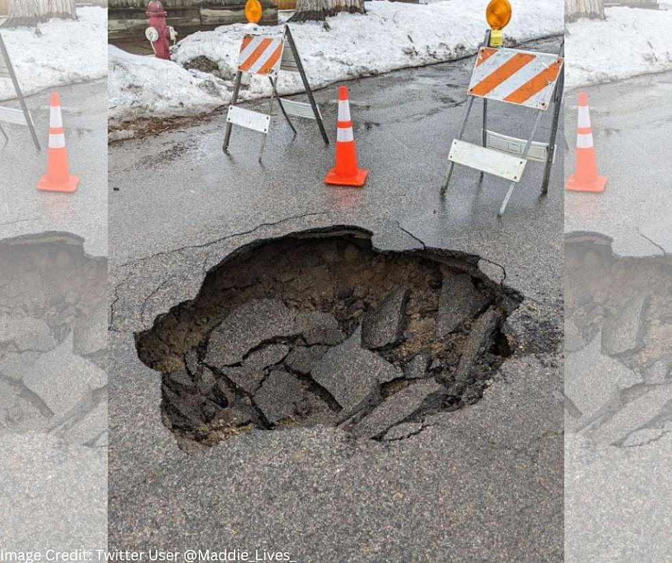 Massive Pothole Forms In Minneapolis Yesterday & Stopped A School