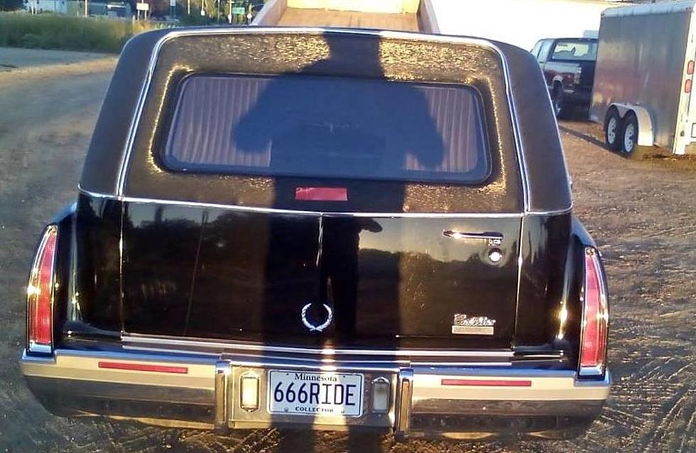 Want To Spice Up Your Halloween Set Up? Here’s A Hearse For Sale