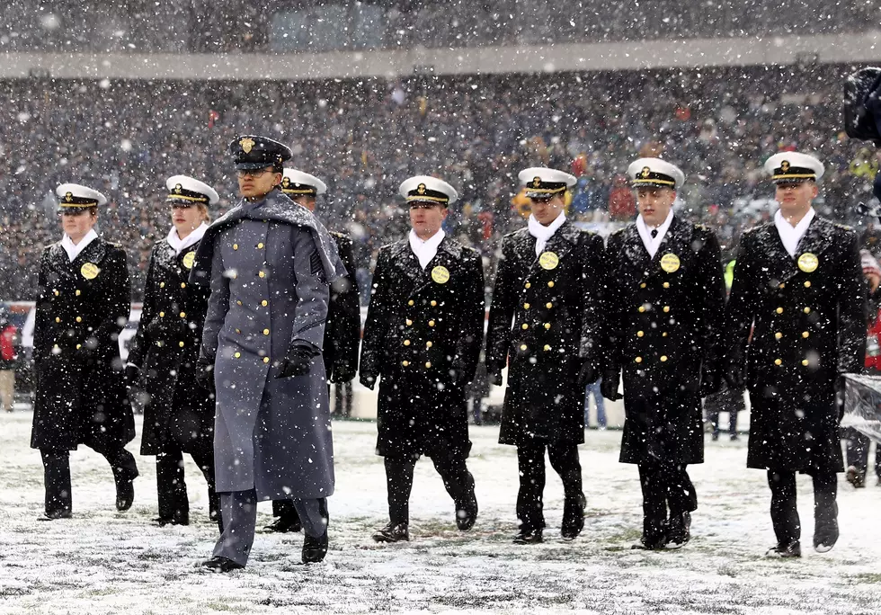 Army/Navy Choir Sing National Anthem