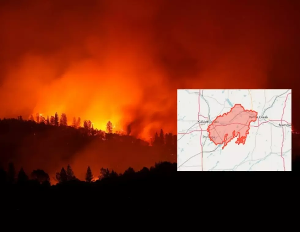California Wildfire Would Span Distance Between BC And Kzoo
