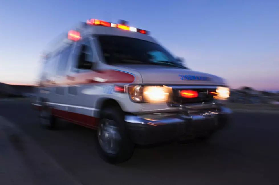 Ambulance with Emergency Lights Flashing Struck by Vehicle in Kalamazoo