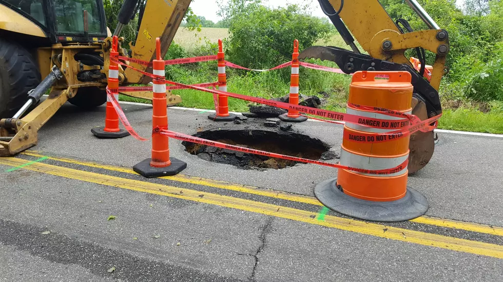 Large Sinkhole Closes Helmer Rd. In Southern Battle Creek