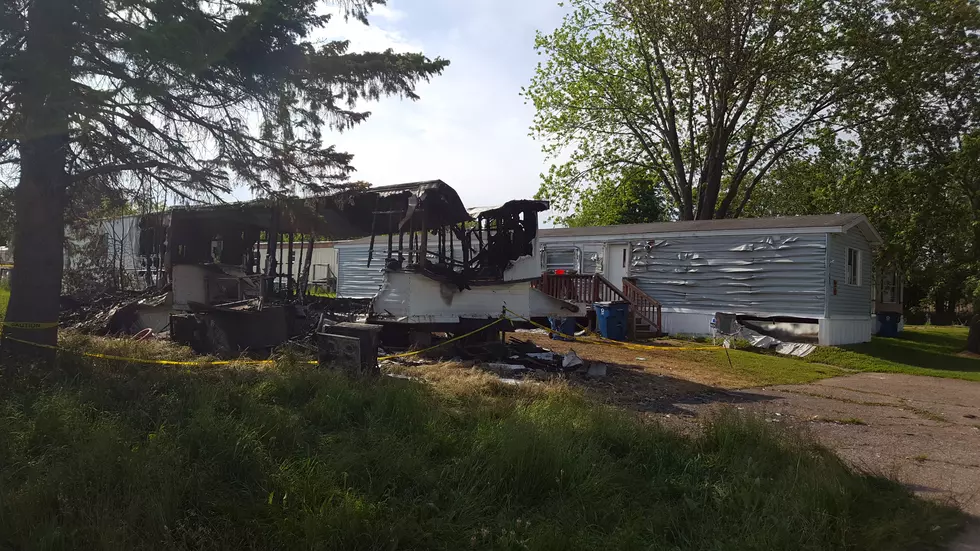 Mobile Home Fire in Homer