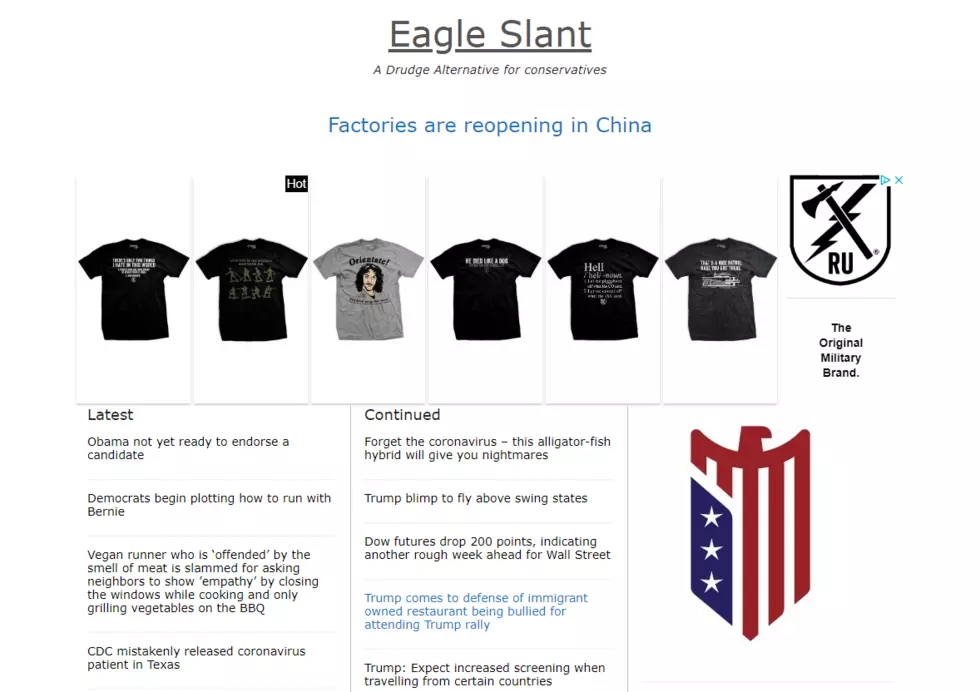 Podcast: Renk Interviews Eagle Slant Website Founder, A Competitor To The Drudge Report
