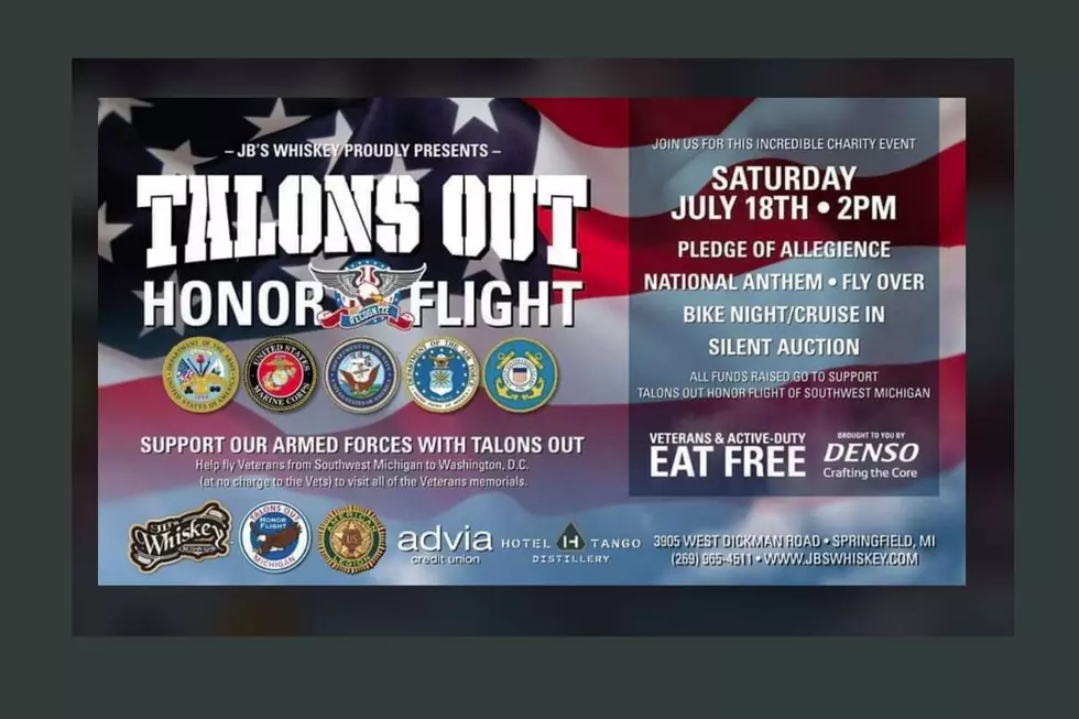 Talons Out Honor Flight Event is Saturday July 18th in Battle Creek