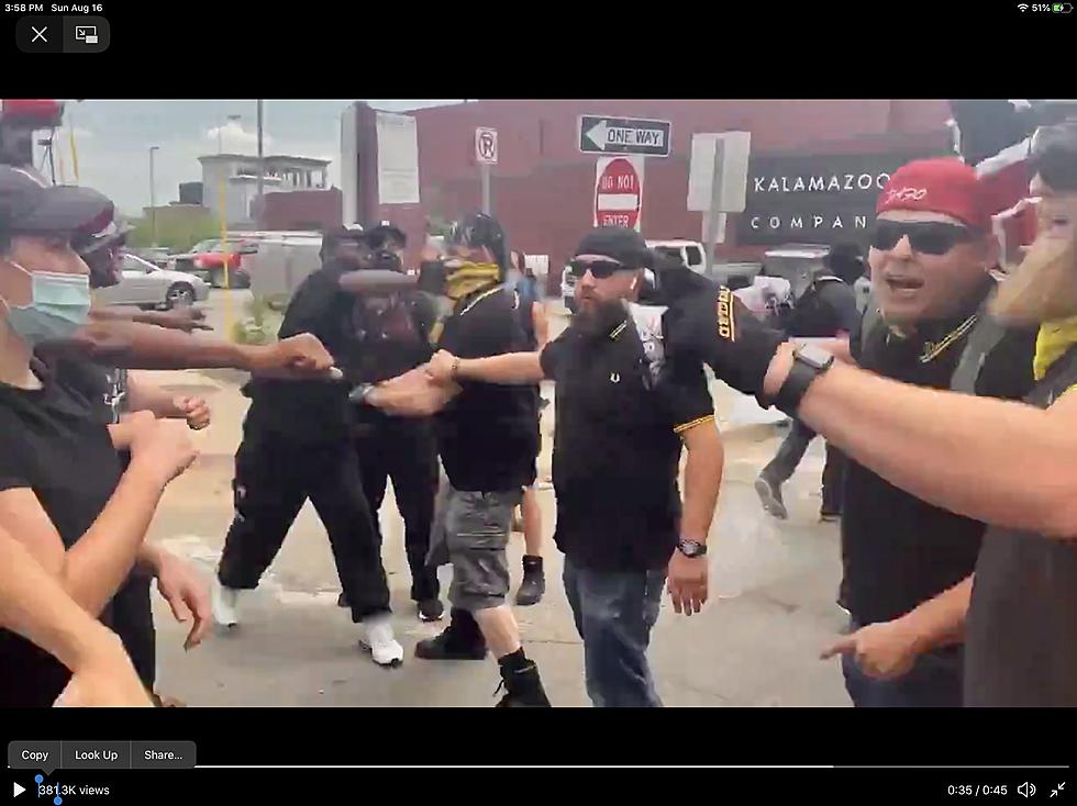 Kalamazoo Michigan: Proud Boys, Antifa & Counter-Protesters Meet