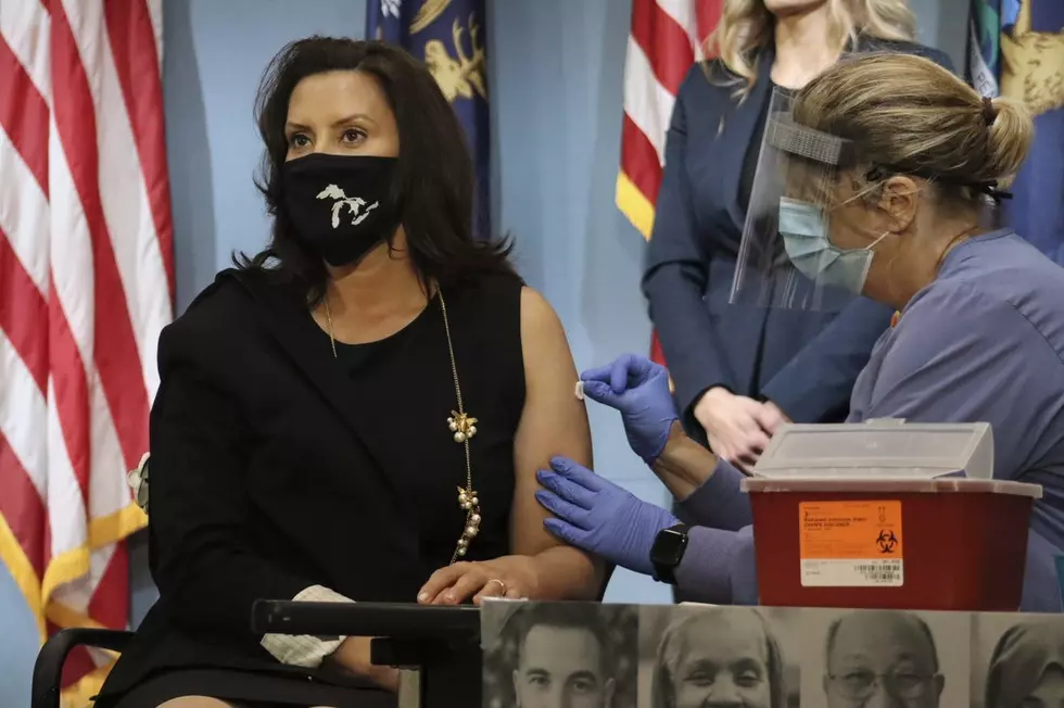 Governor Whitmer Gets Her Flu Vaccine