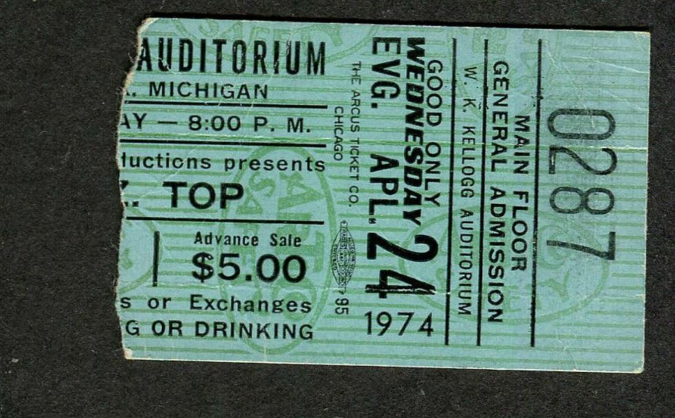 ZZ Top Played Battle Creek’s Kellogg Auditorium in 1974