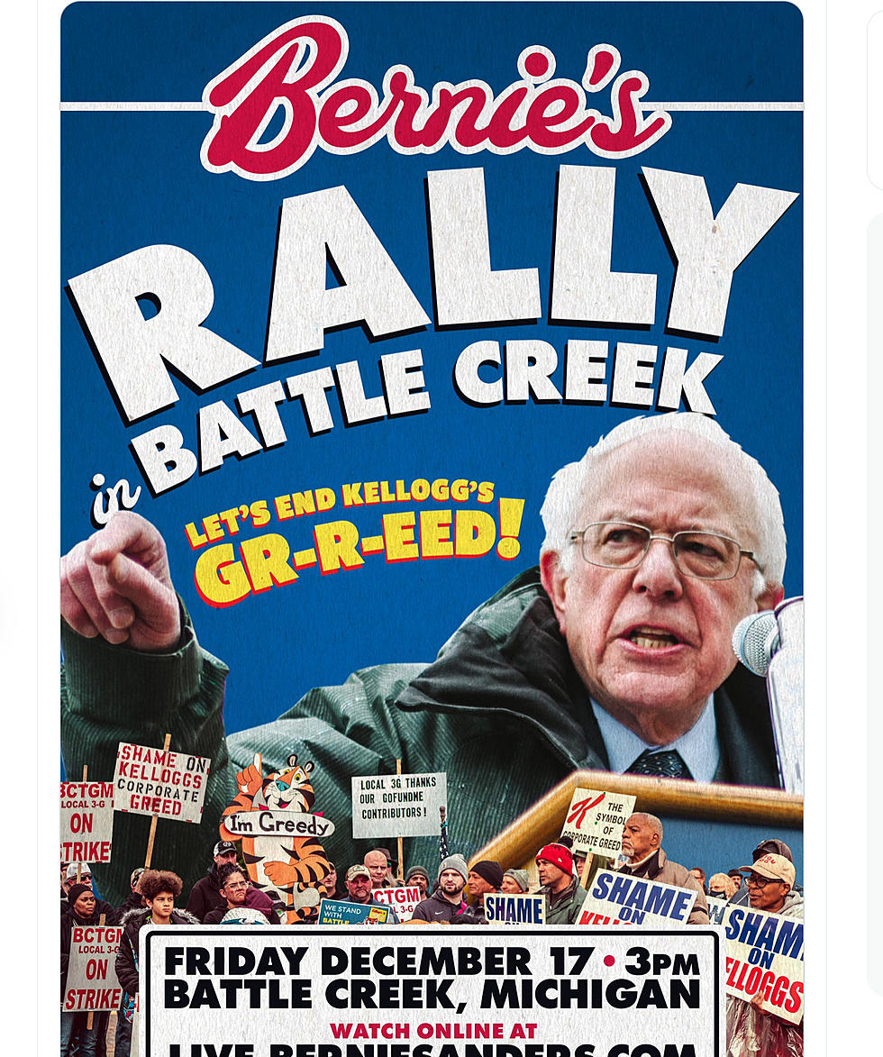 Bernie Sanders Coming To Battle Creek To Support Striking Kellogg Employees