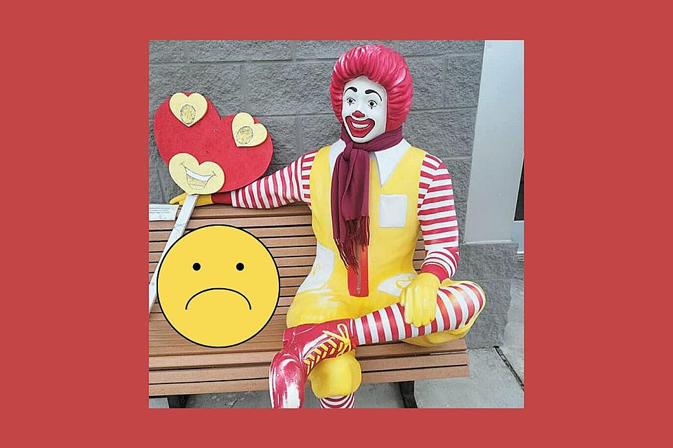 This Ronald McDonald Statue from Bad Axe, Michigan Has Had a Really Bad Week