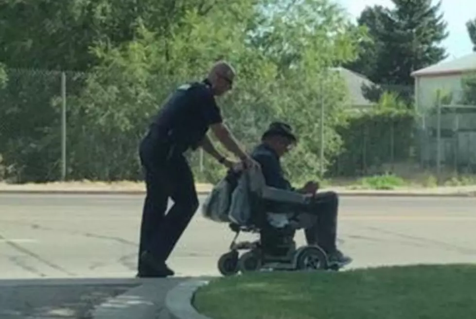Mt. Home Cop Goes Viral After Pushing Man in Wheelchair Home in 100 Degree Temps
