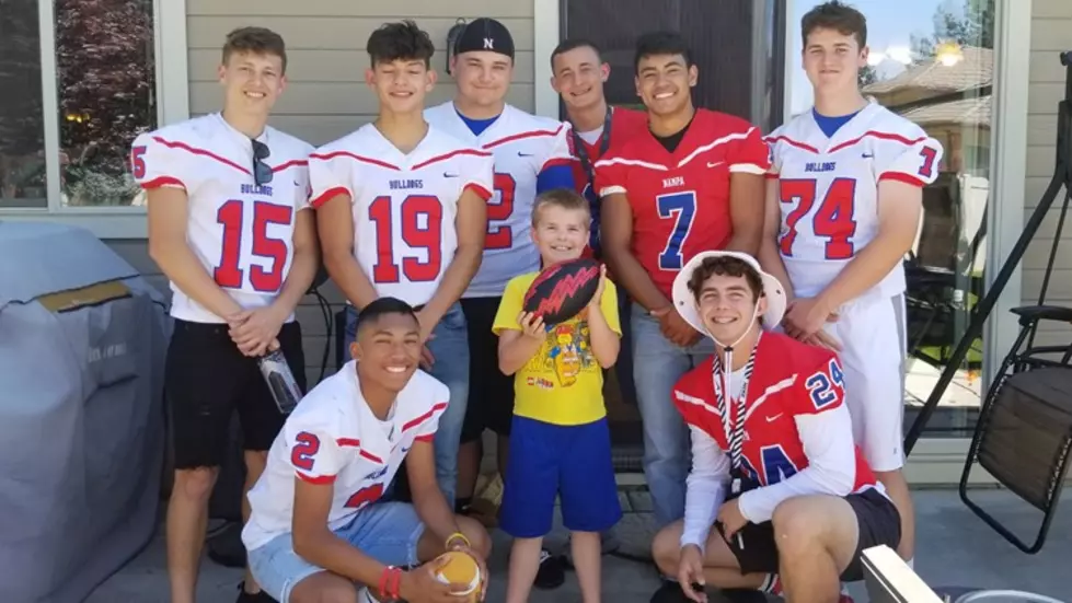 Nampa High Football Team Shows Up At 9-Yr-Old’s Birthday Party When Nobody Came