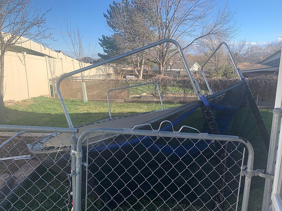 CRAZY High Wind Causes Damage and Power Outages Idaho