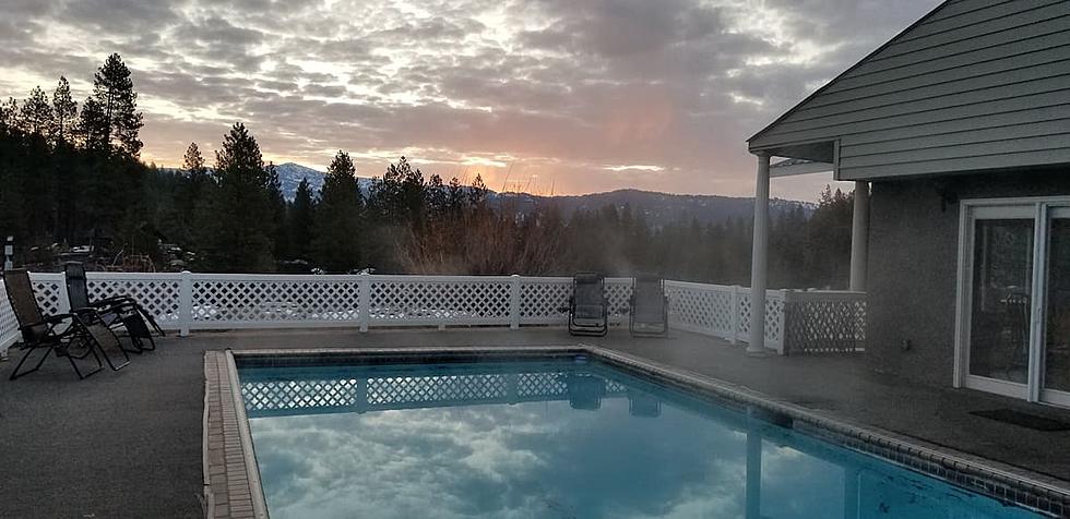 Private Hotsprings Pool at SnowSprings Pool House One Hour From Boise Airbnb