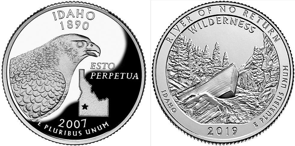 Images and Meaning Behind Idaho’s Two State Quarters