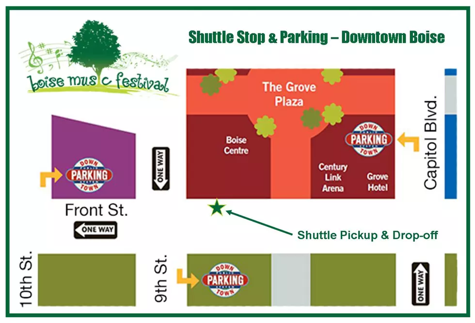 Boise Music Festival Parking